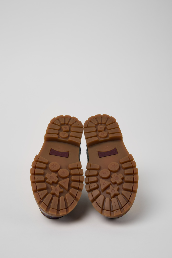 Bobo Choses x Camper Πολύχρωμο παπούτσι σε ναυτικό στιλ από δέρμα και νουμπούκ για παιδιά.