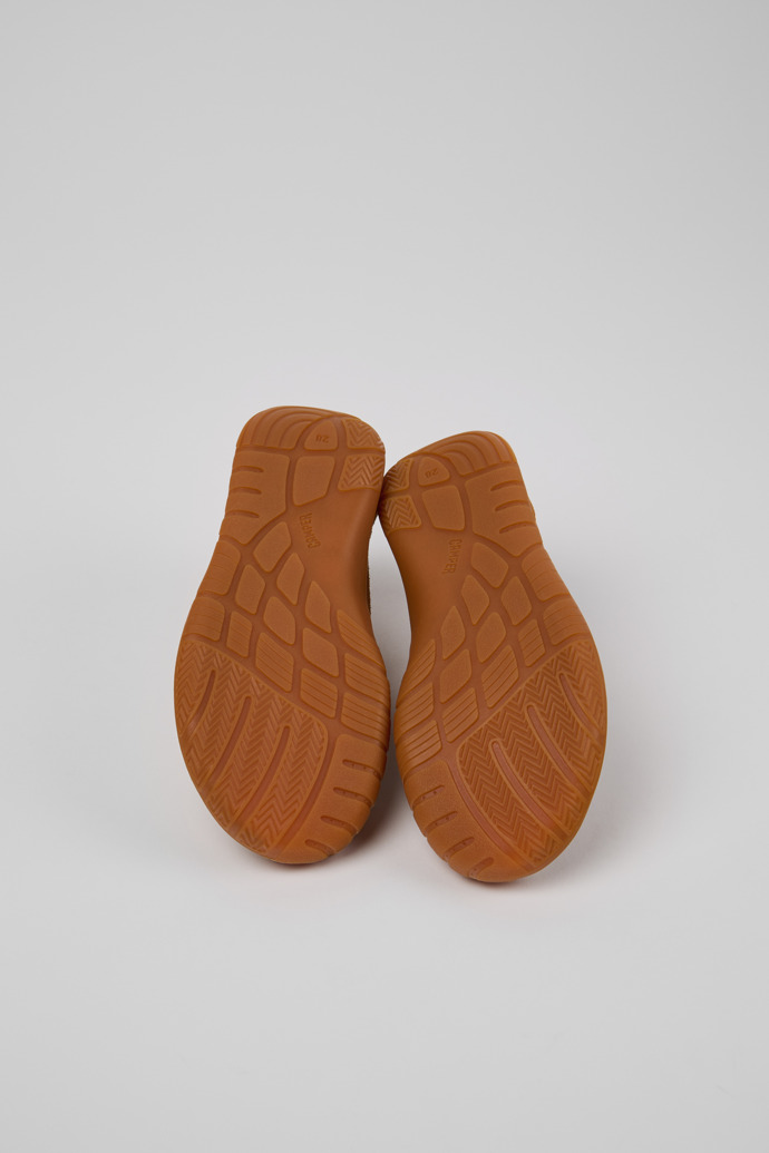 The soles of Peu Path Multicolor Nubuck Leather Sneakers for Kids.