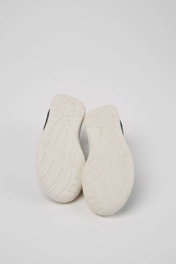 The soles of Twins Multicolor Nubuck and Leather Sneakers for Kids.
