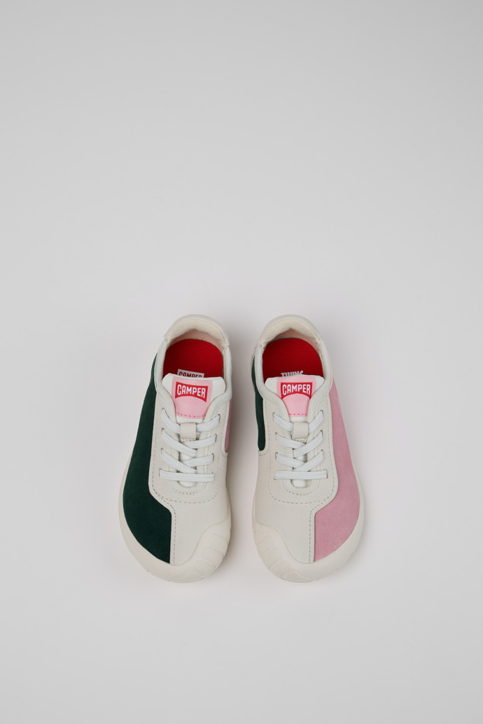 Twins Sneakers de nobuk y piel multicolor para niños.