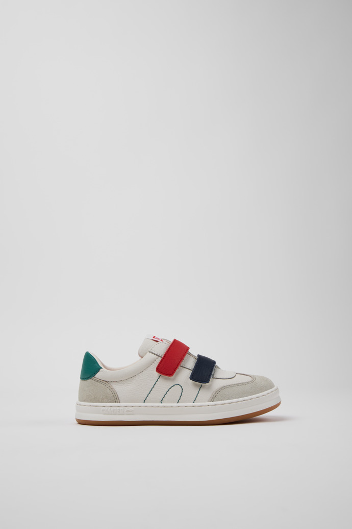 Twins Sneakers de piel y nobuk multicolor para niños.