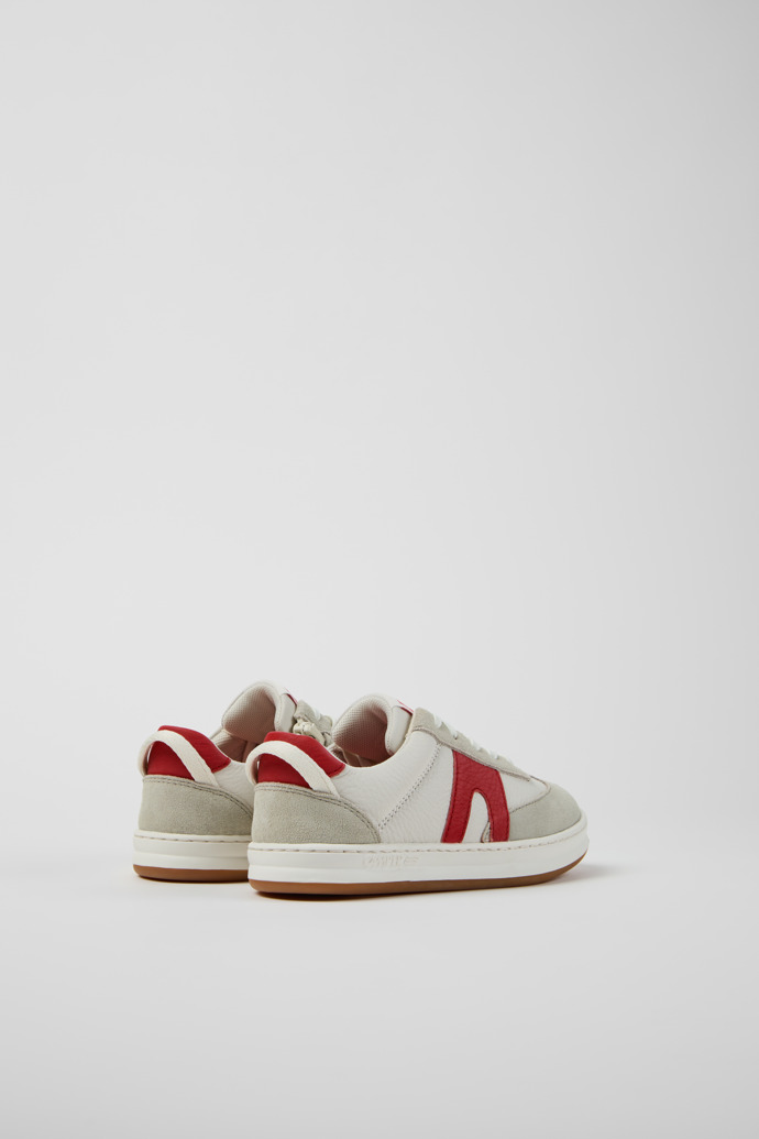 Runner Wielokolorowe sneakersy dziecięce ze skóry i nubuku.