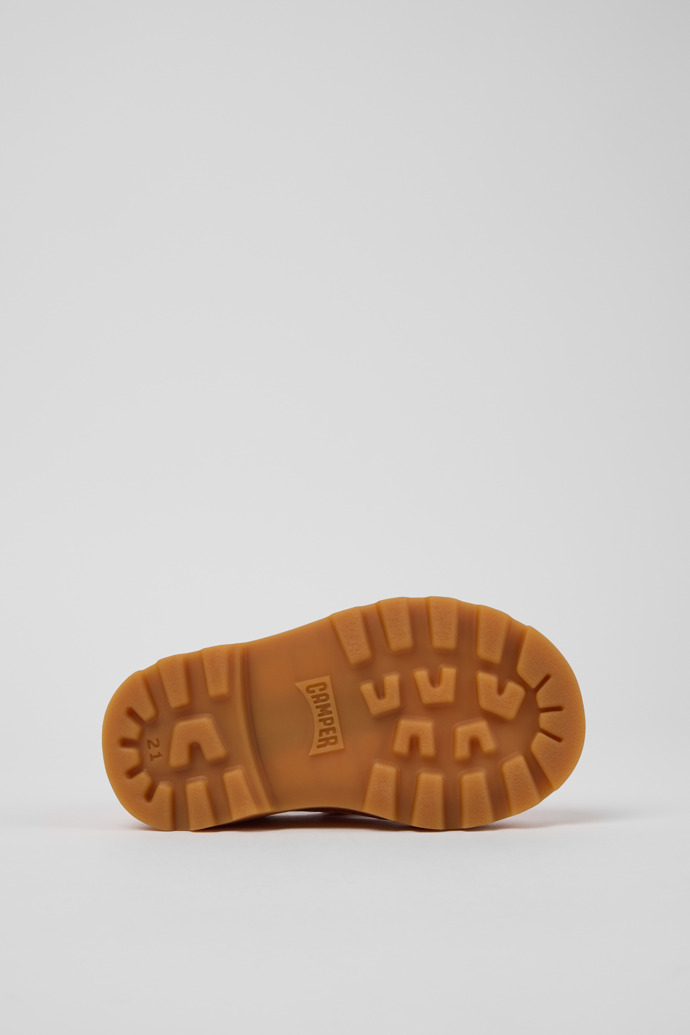 Brutus Chaussures en cuir rose pour enfant.