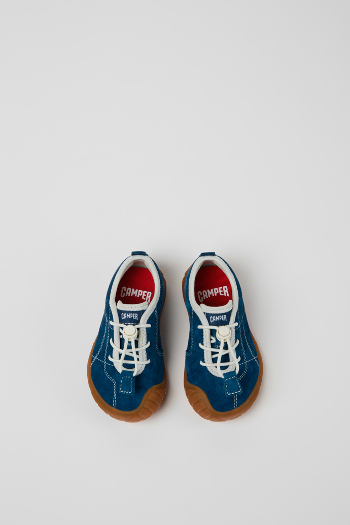 Peu Path Sneakers de nobuk azules para niños.