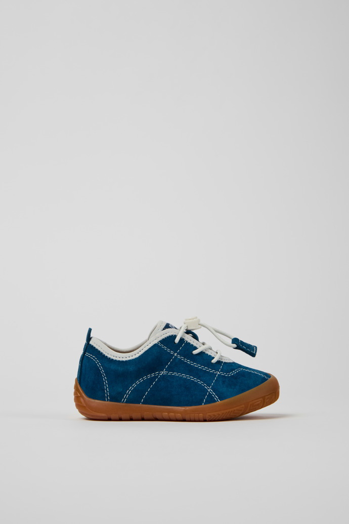 Peu Path Sneakers de nobuk azules para niños.