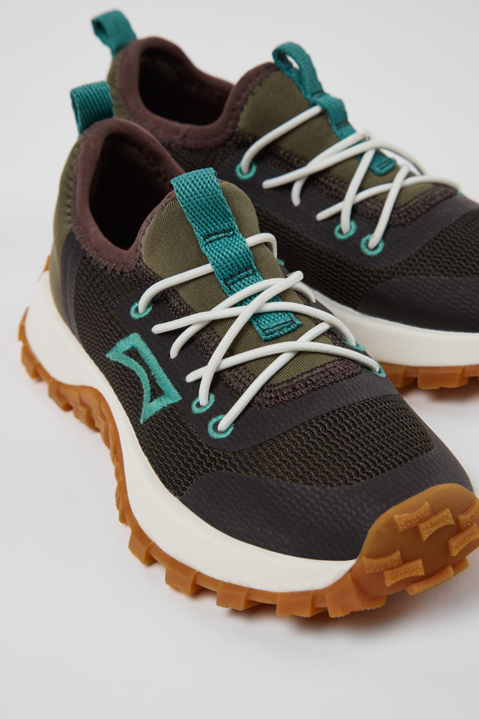 Drift Trail Mehrfarbige Sneaker aus Textil und Leder für Kinder.