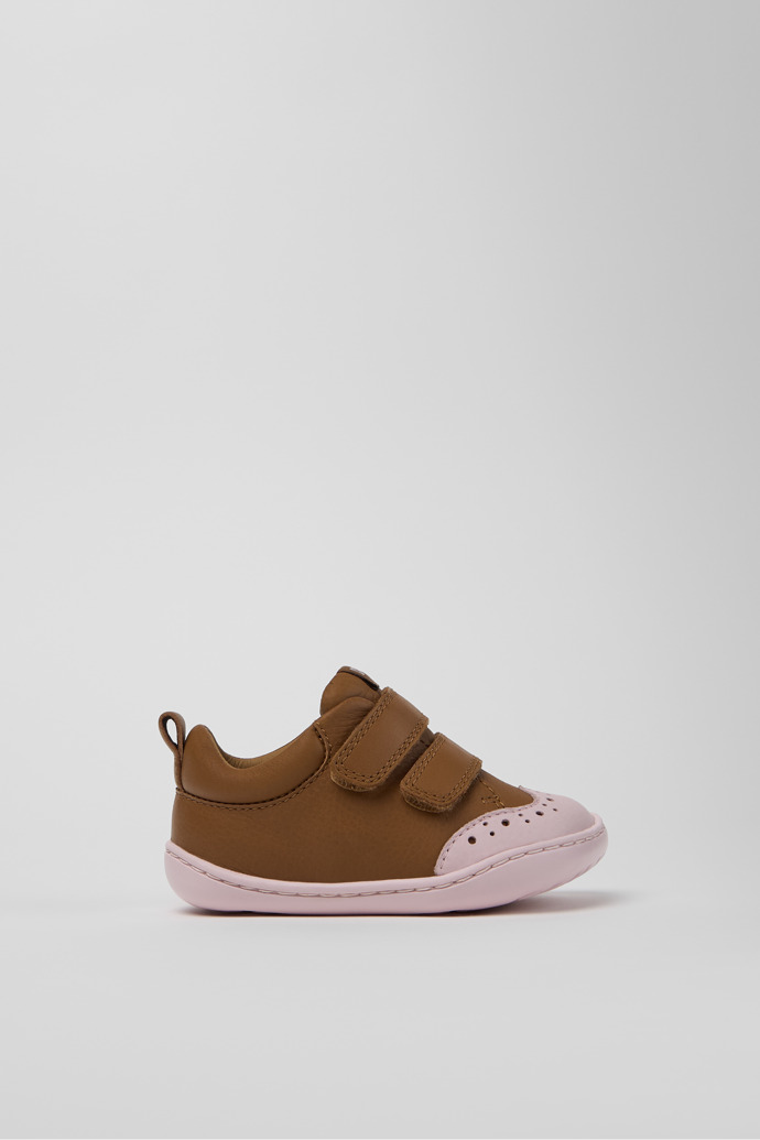 Peu Braune Lederschuhe für Kinder.