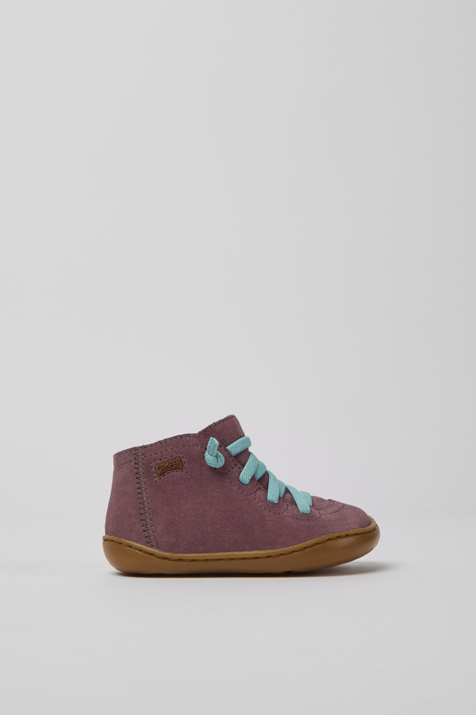 Peu Bottines en nubuck violet