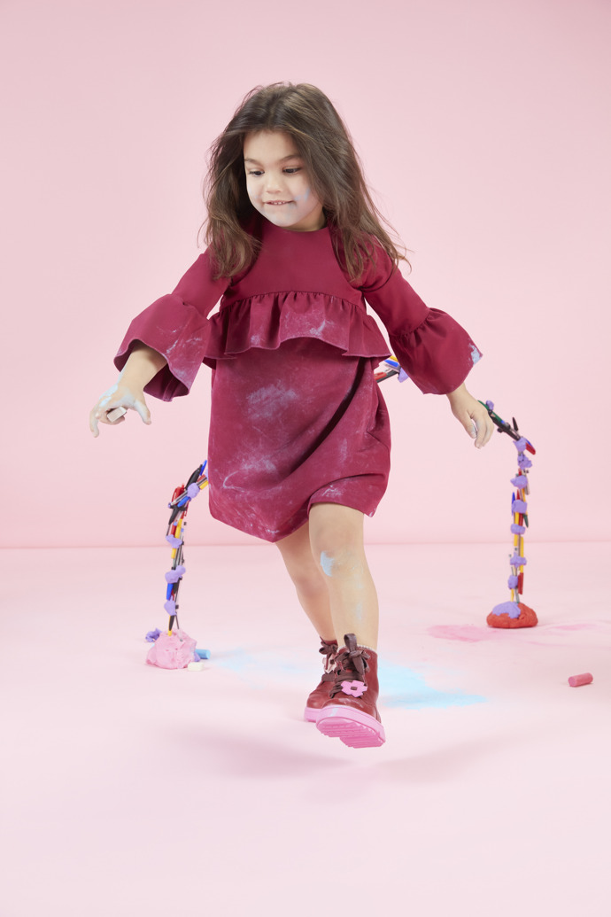 Twins Burgundy Boots for Kids - Fall/Winter collection - Camper Turkey