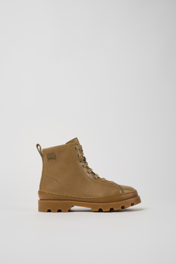 Brutus Bottines en cuir marron pour enfant