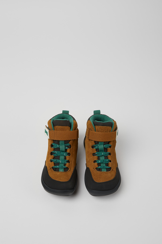 Ergo Bottines en nubuck et textile