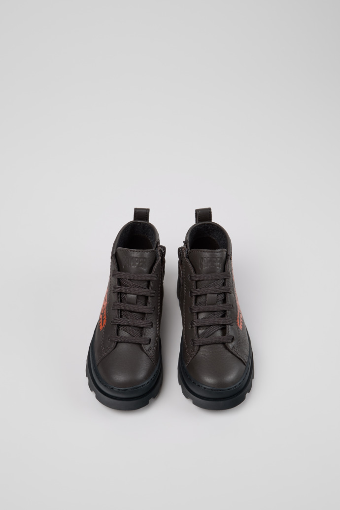 Brutus Botines de piel multicolor para niños.