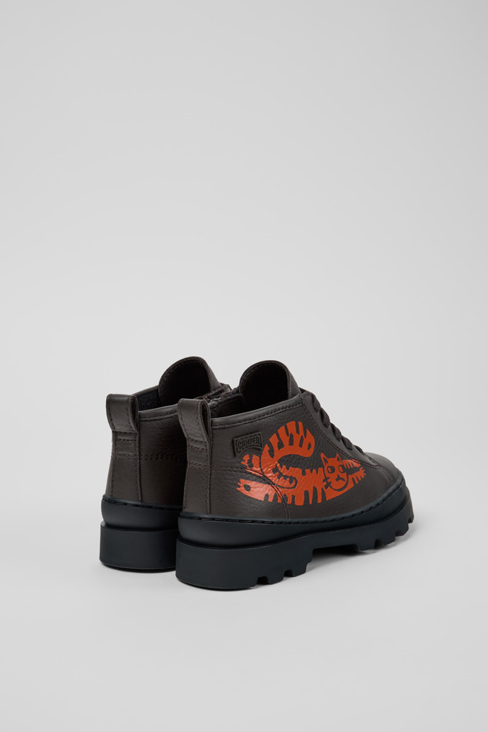 Brutus Botines de piel multicolor para niños.