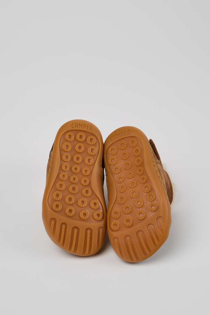 Peu Botines multicolor de nobuk y piel para niños.