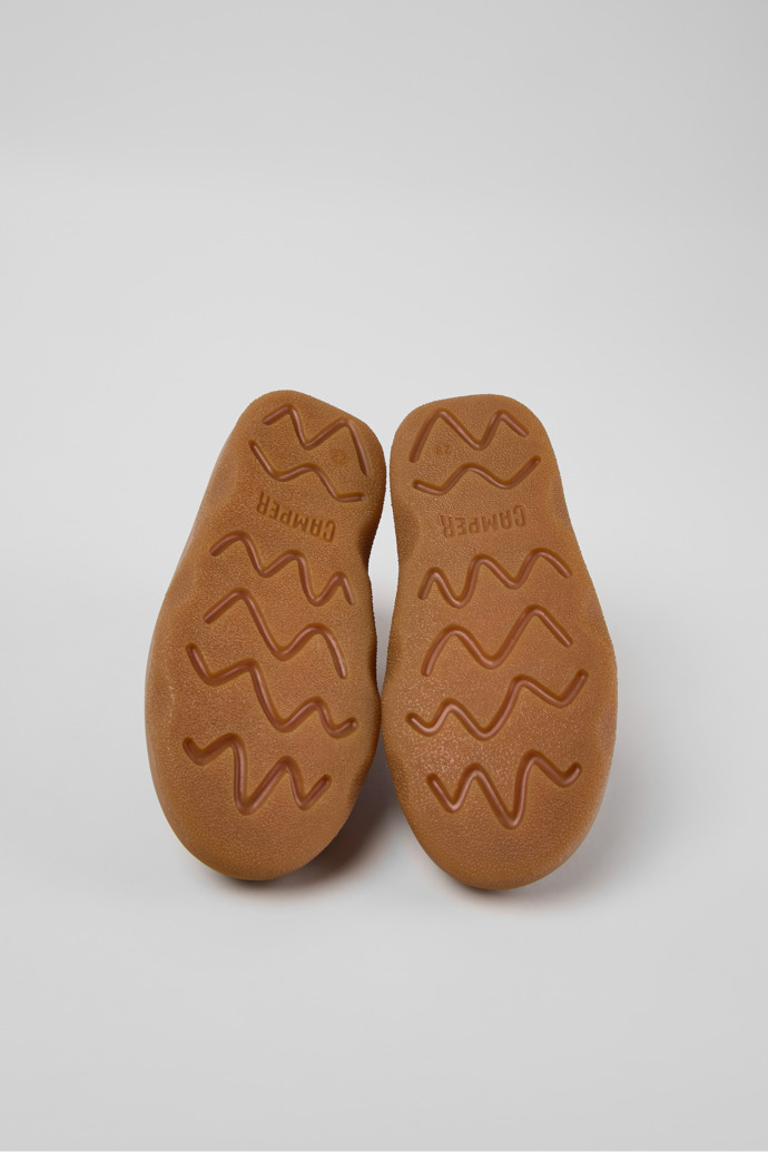 Kiddo Braune Stiefeletten aus Wildleder und Leder für Kinder.