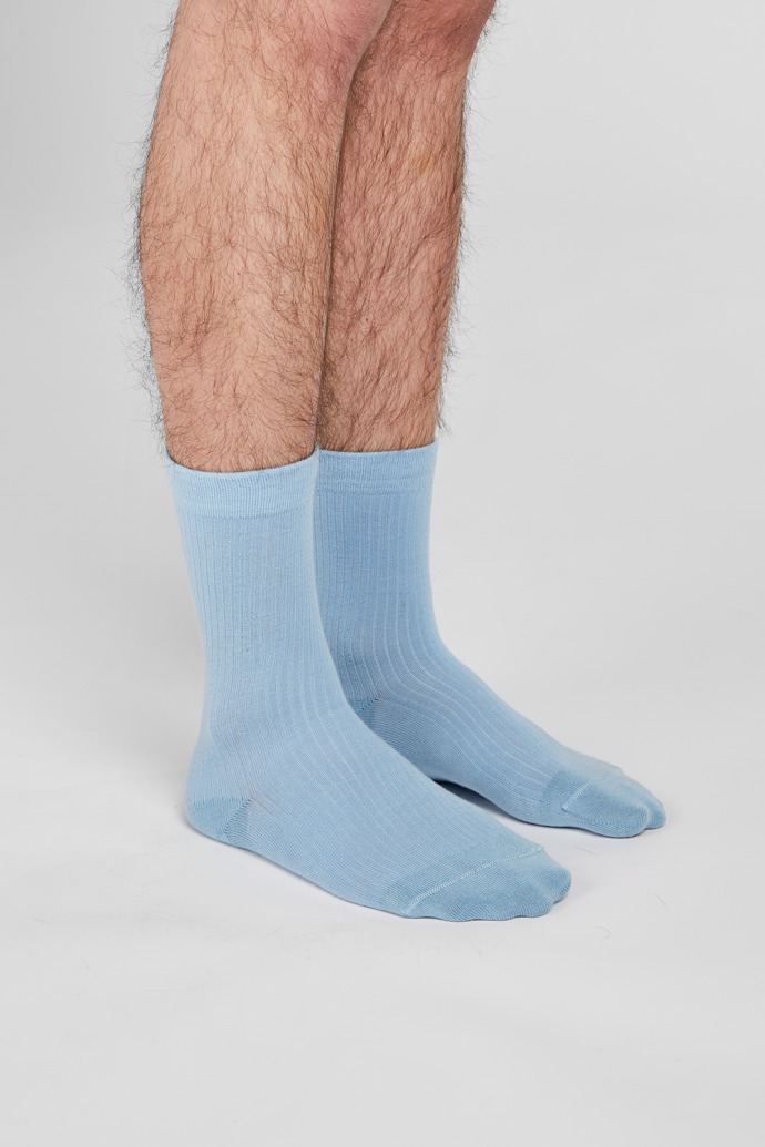Calma Socks PYRATEX® Ανοιχτές μπλε κάλτσες σε συνεργασία με PYRATEX®