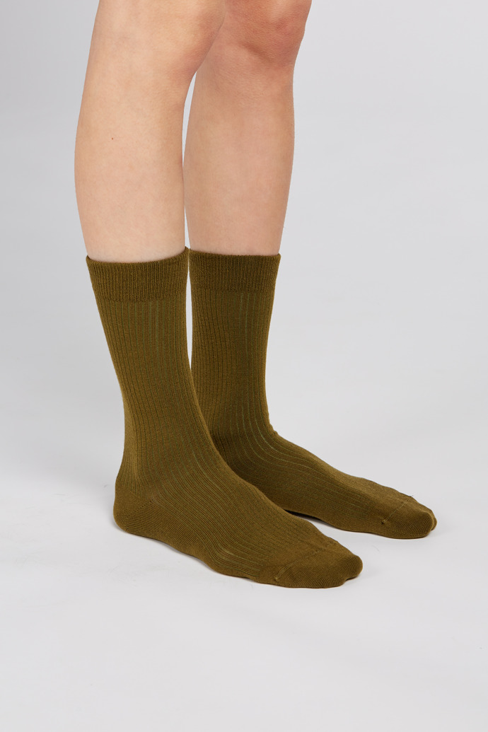Calma Socks Green-brown socks with PYRATEX®