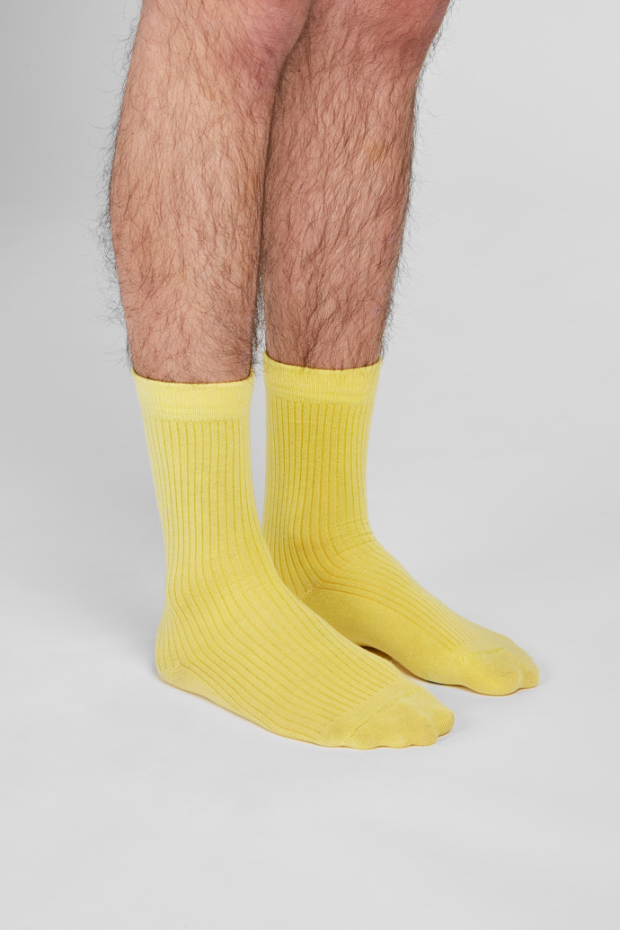 Calma Socks Mitjons de color groc amb PYRATEX®