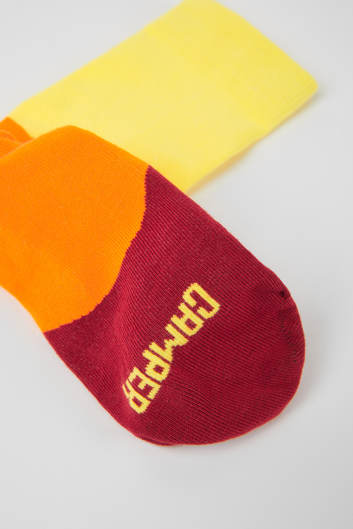 Close-up view of Odd Socks Pack Four multicolored individual unisex socks
