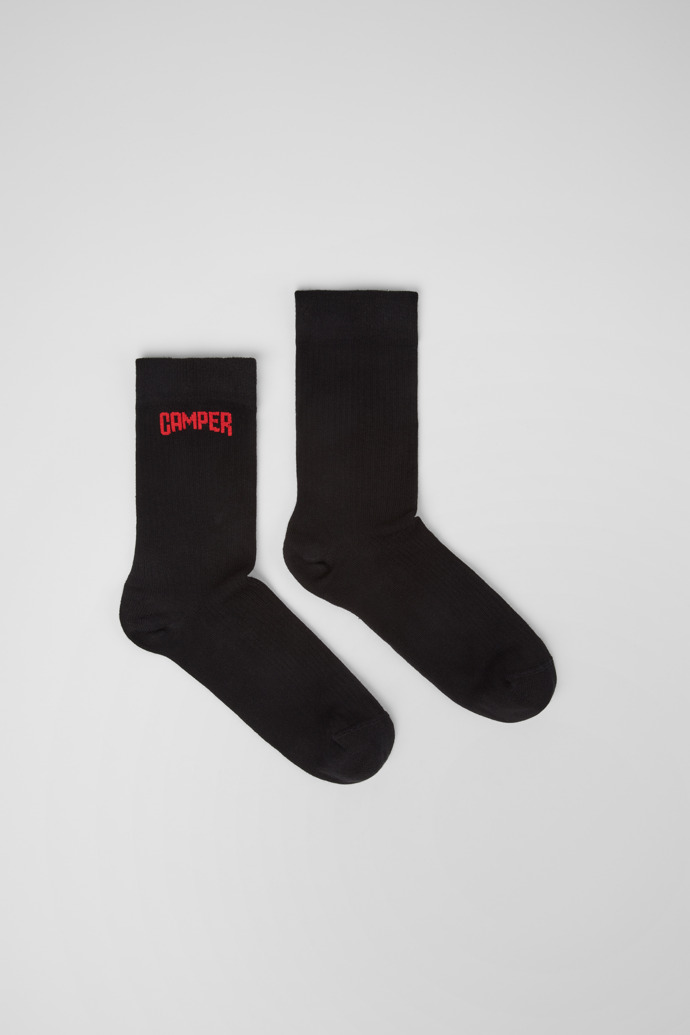 Socks Schwarze kurze Basic-Socken