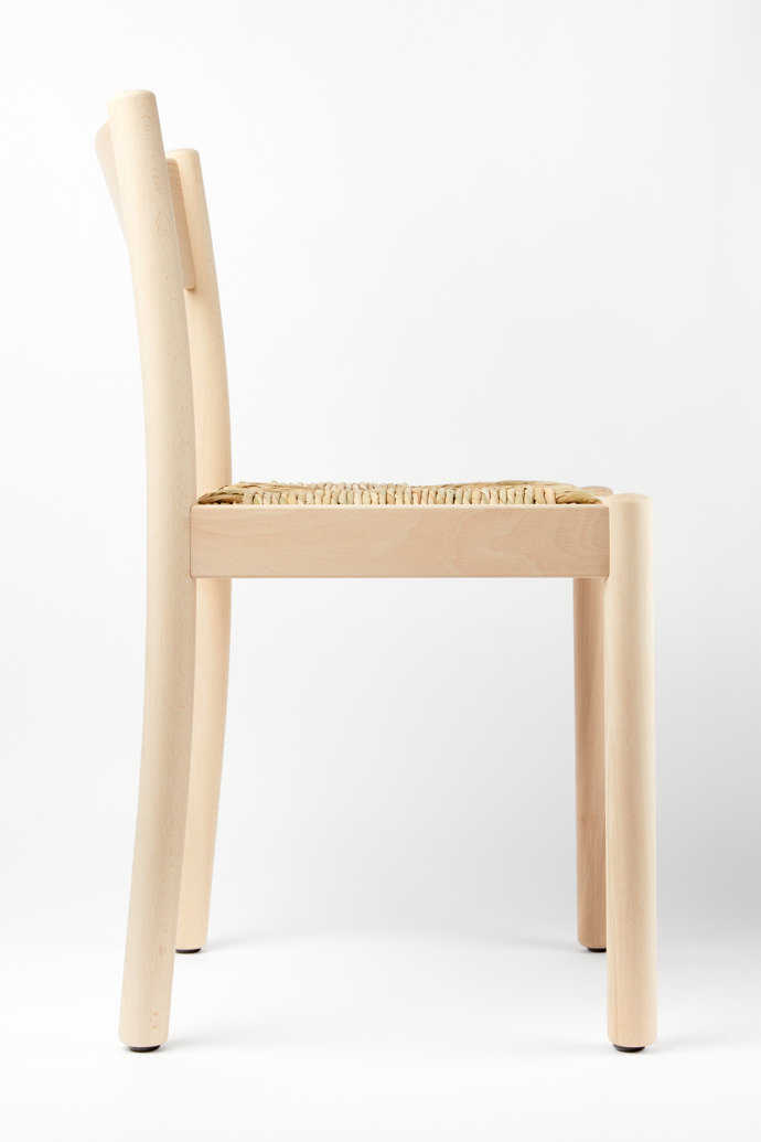 Σετ με 2, Ξύλινη καρέκλα Camper Καρέκλα Camper, φυσικό χρώμα