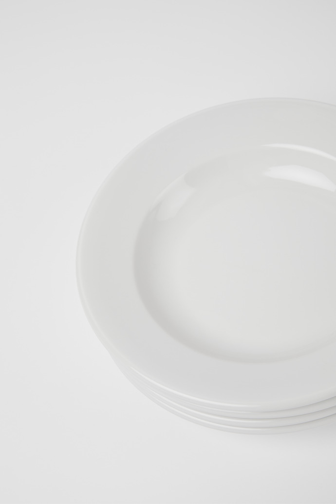 Close-up view of Camper Soup & Pasta Plates Pack of 4 Camper Soup & Pasta Plates Pack of 4
