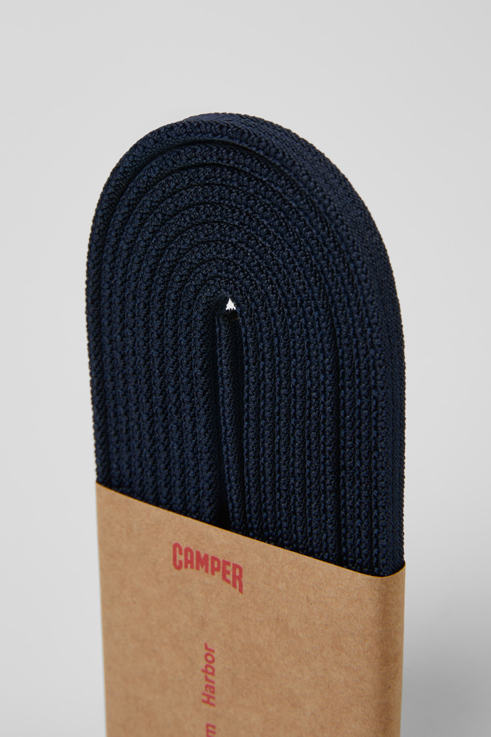 Close-up view of ACCESORIOS Dark blue laces