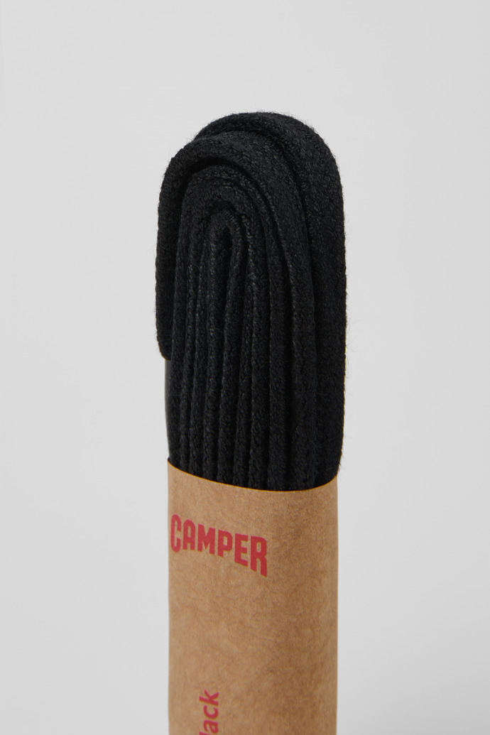 Close-up view of ACCESORIOS Flat Black Laces