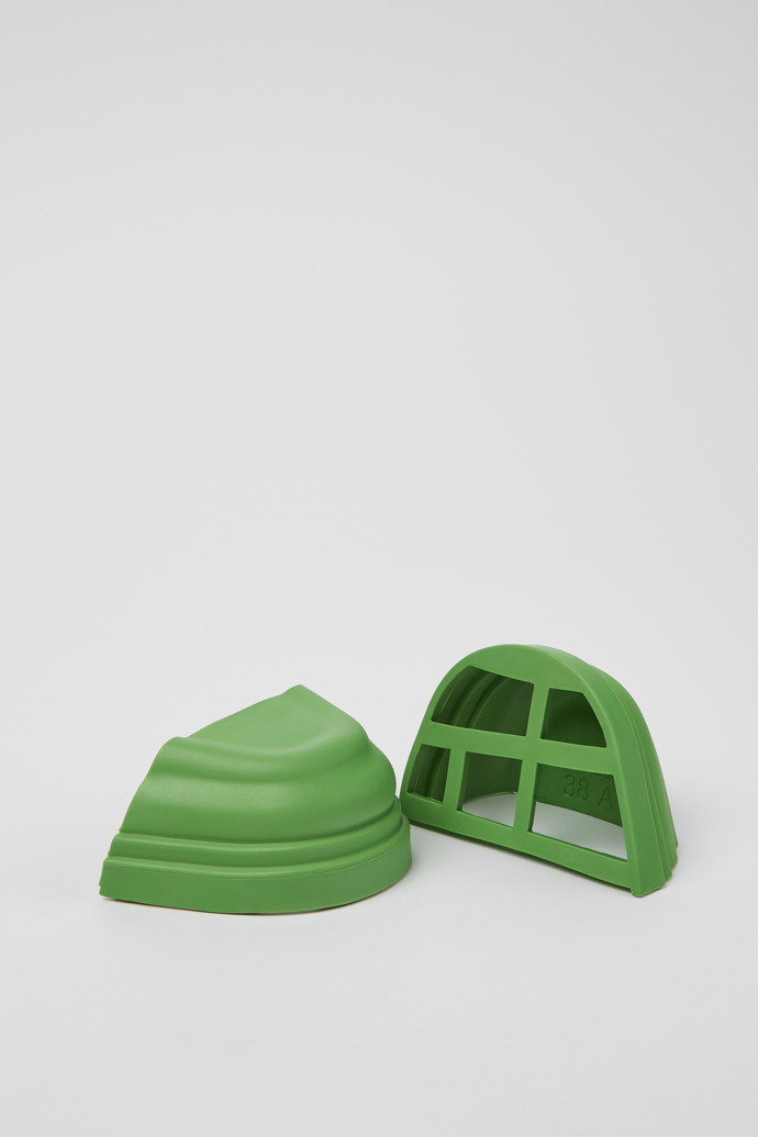 Junction Toe Caps Biqueiras para botas em material sintético verdes