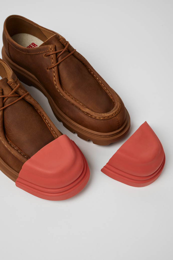 Junction Toe Caps Bouts en caoutchouc orange
