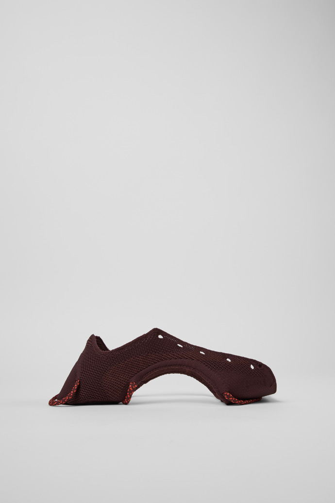 ROKU Shoe Uppers 2 tiges bordeaux, pieds droit et gauche.