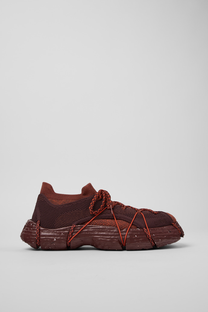 ROKU Shoe Uppers 2 tiges bordeaux, pieds droit et gauche.