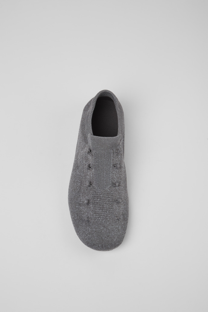 Overhead view of ROKU Innersocks Gray inner socks (x2) for your right and left shoes.