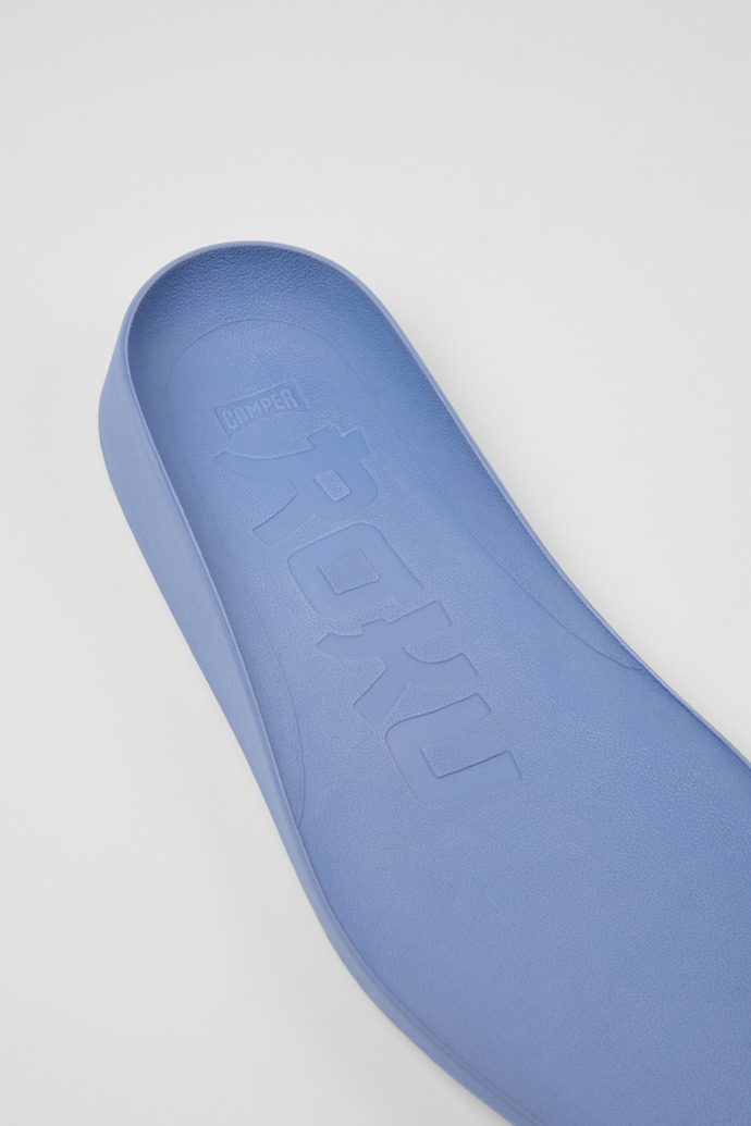 ROKU Footbeds 2 semelles intérieures bleues, pieds droit et gauche.