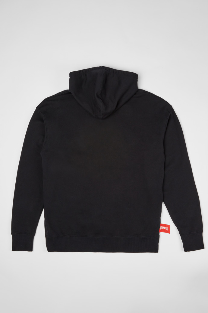 Hoodie Zwarte hoodie met Camper-logo
