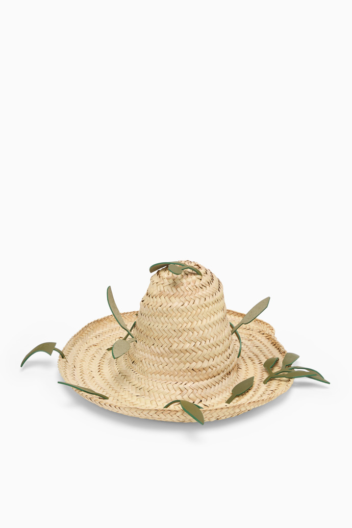Back view of Can Vidal Capell (Camper Edition) Traditional Mallorcan hat customized by Camper