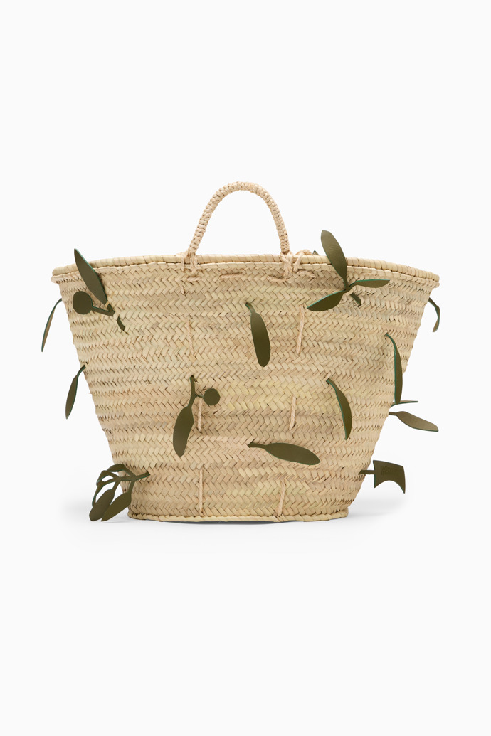 Side view of Can Vidal Senalla (Camper Edition) Traditional Mallorcan basket customized by Camper