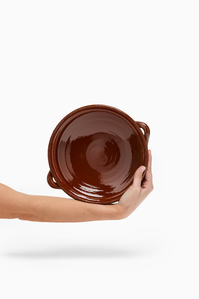Greixonera Bol de gres esmaltado de tamaño grande de la Olleria Ca’s Canonge