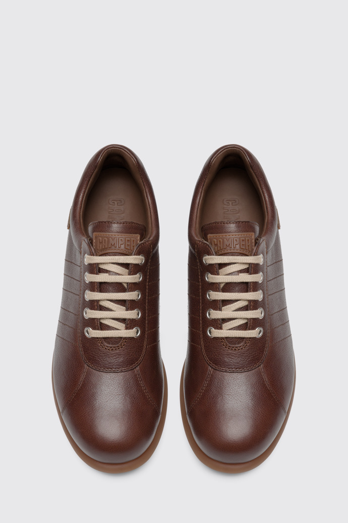 Overhead view of Pelotas Brown shoe for men