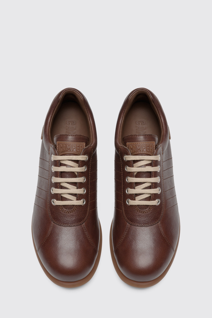 Overhead view of Pelotas Brown shoe for men