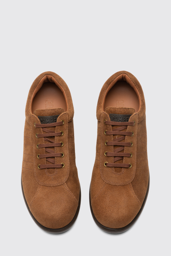 Overhead view of Pelotas Brown shoe for men
