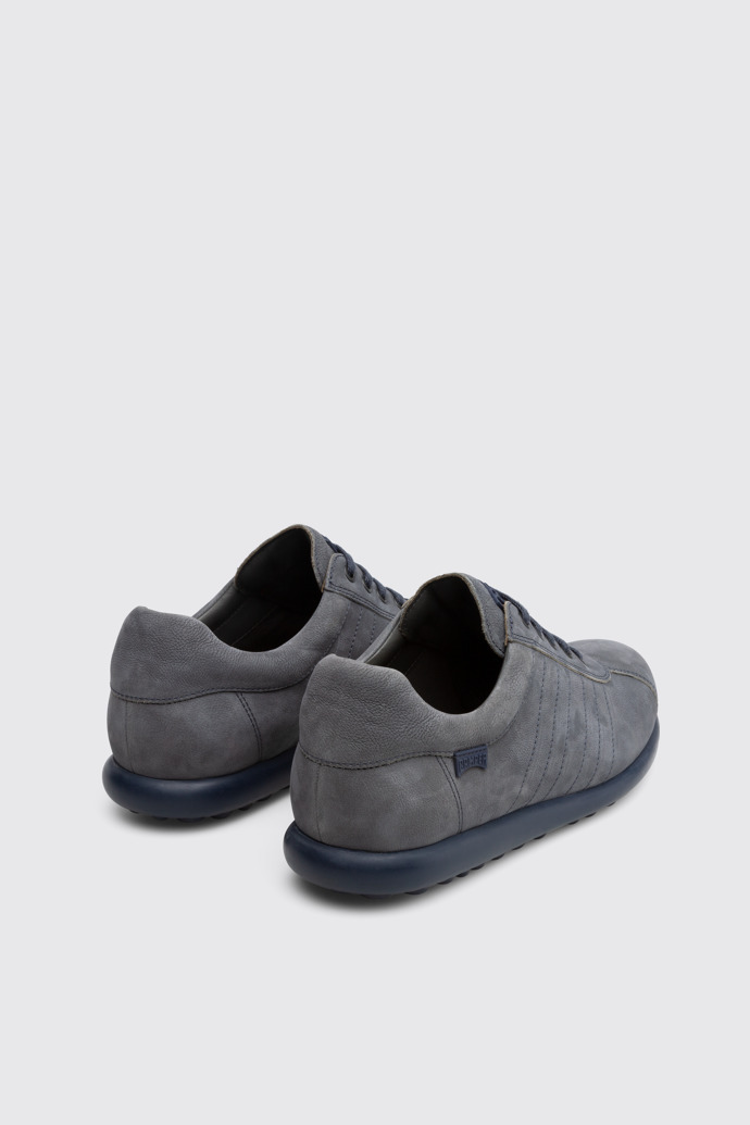 Back view of Pelotas Gray blue shoe for men