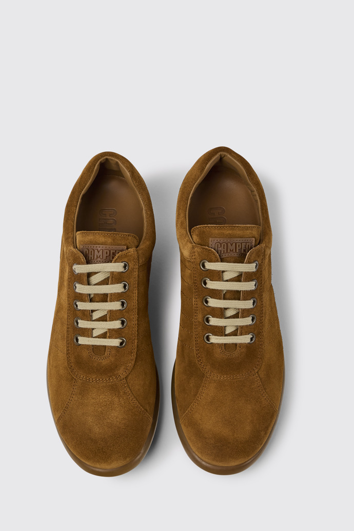 Pelotas Baskets en nubuck marron pour homme