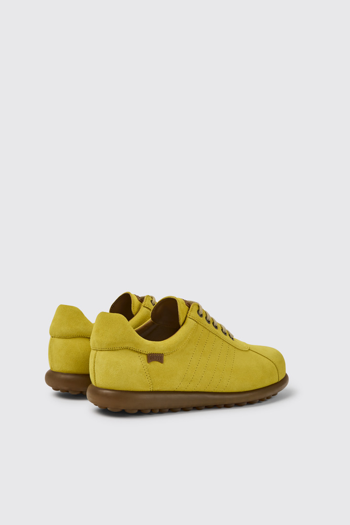 Pelotas Gelber Herrensneaker aus Nubukleder