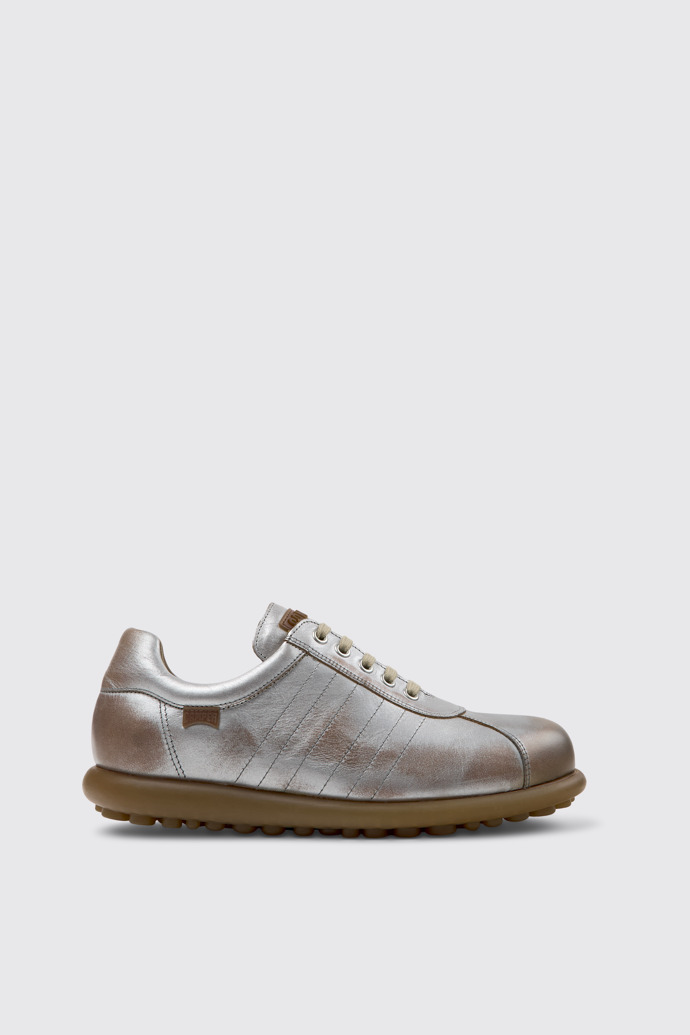 Image of Side view of Pelotas Multicolor Leather Men's Shoe.