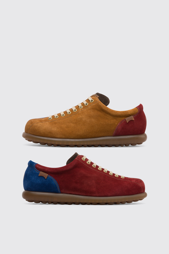 Side view of Twins TWINS multicolor shoe for men