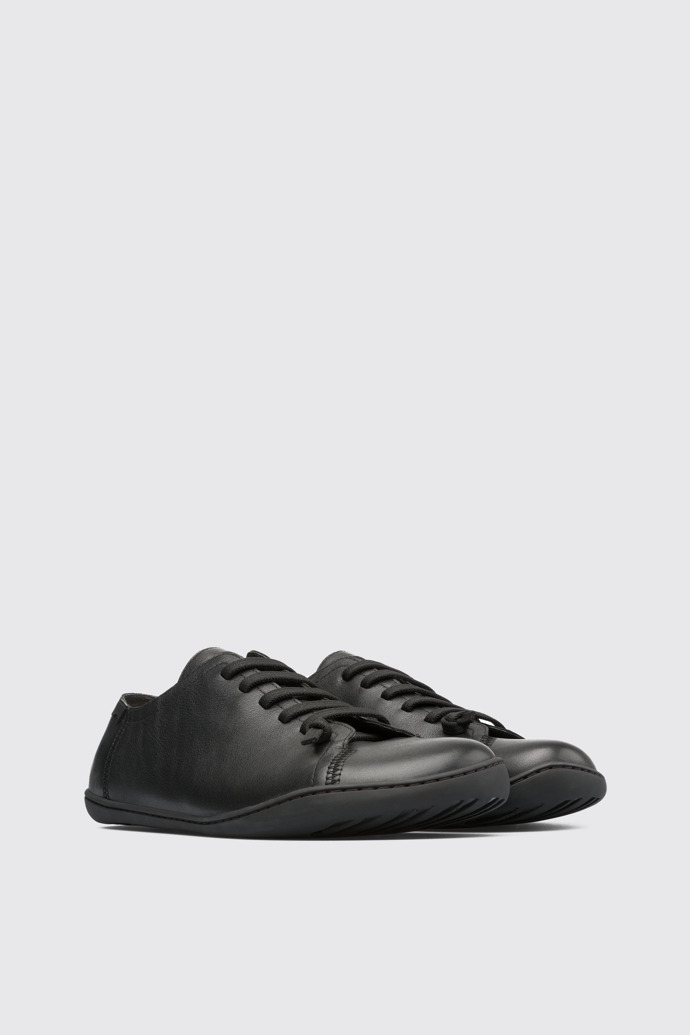Front view of Peu Black Casual Shoes for Men