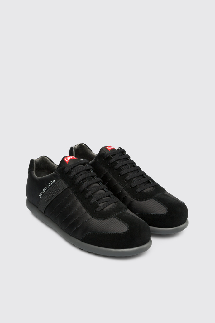 Front view of Pelotas XLite Black Sneakers for Men
