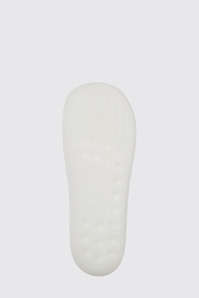 The sole of Wabi White monomaterial sandals for men