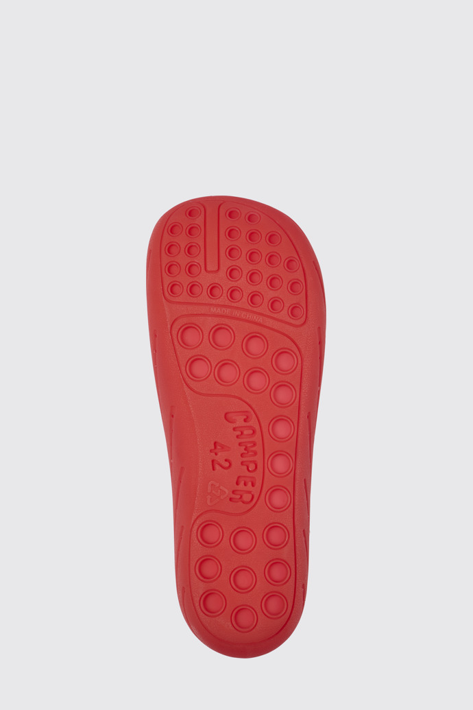 Wabi Sandales en monomatière rouge pour homme